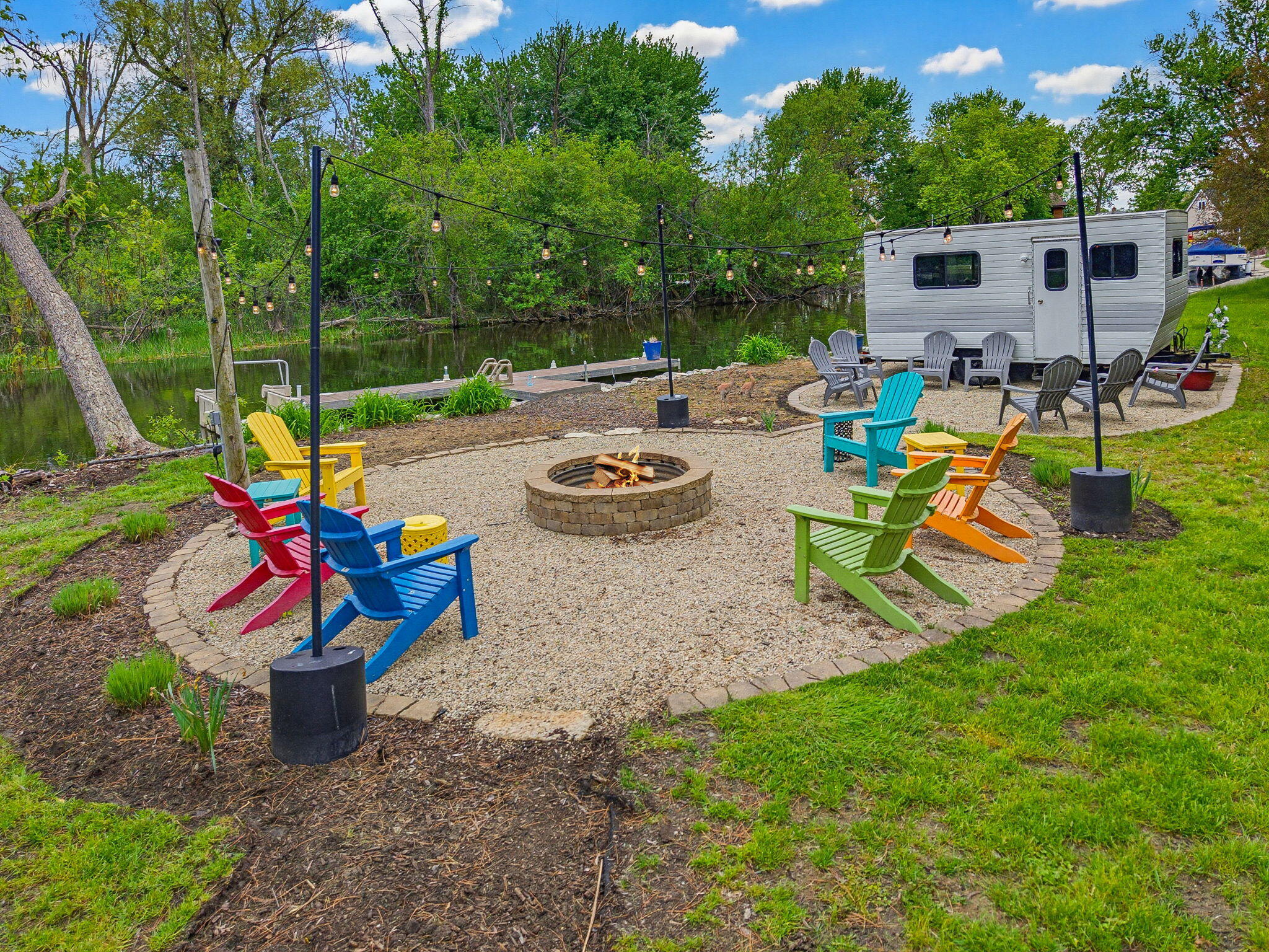 34215 Venice Park Road Delafield, WI 53018 - Photo 41 of 47 Firepit
