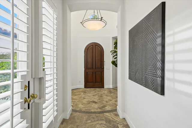 a view of a house with pool porch and outdoor space