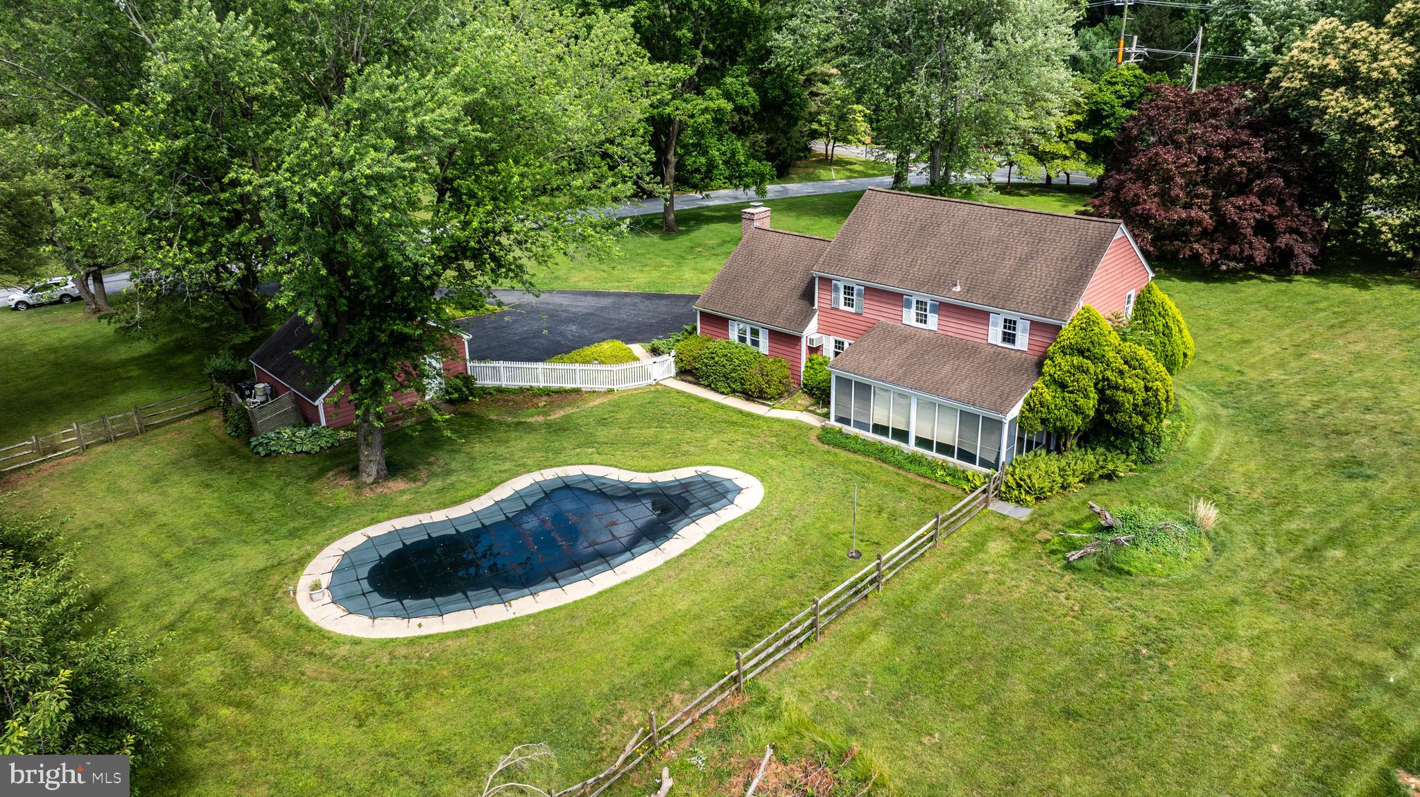 1929 Hillendale Road Chadds Ford, PA 19317 - Photo 10 of 56 an aerial view of a house