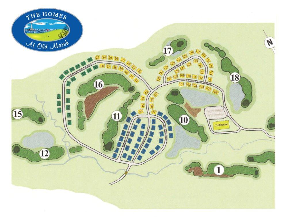 Lot 75 Clubhouse Rd Wells, Unit 75 Wells, ME 04090 - Photo 3 of 19 Old Marsh Site Plan (3)