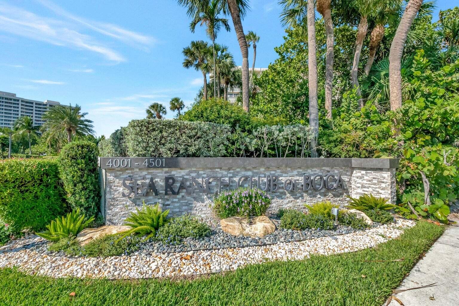 4001 North Ocean Boulevard, Unit 1503 Boca Raton, FL 33431 - Photo 6 of 46 a view of a garden with plants