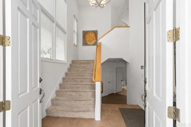 892 Del Mar Downs Road Solana Beach, CA 92075 - Photo 3 of 19 a view of an entryway with staircase