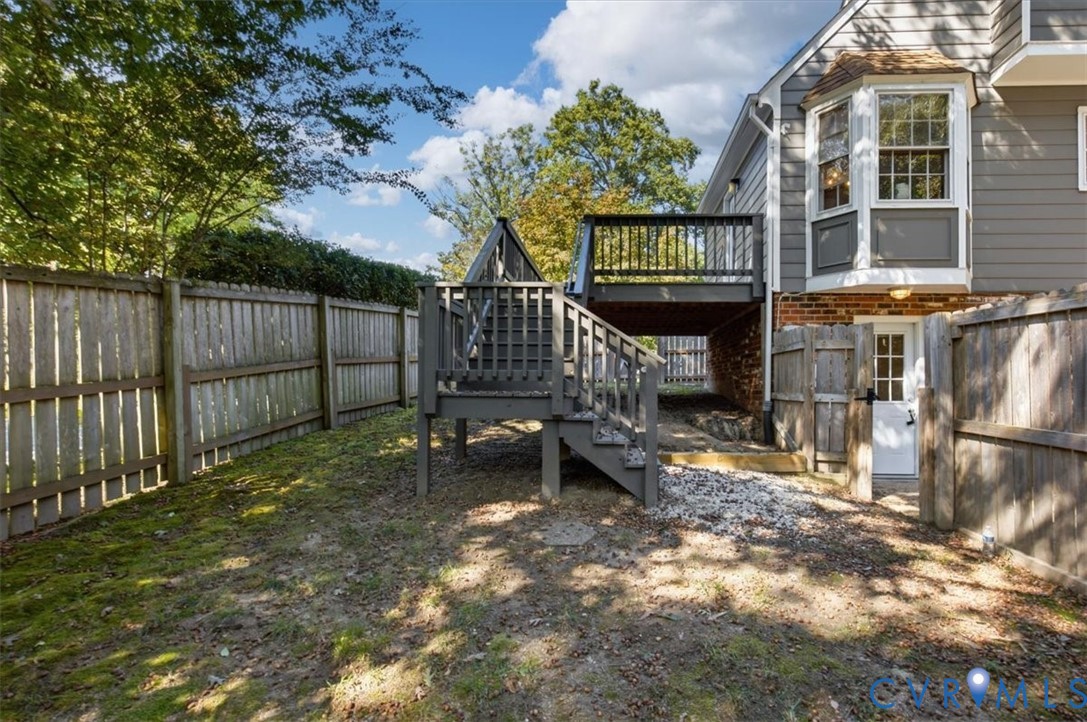 863 Watch Hill Road Midlothian, VA 23114 - Photo 58 of 62 Raised wood deck with privacy fencing and an exter
