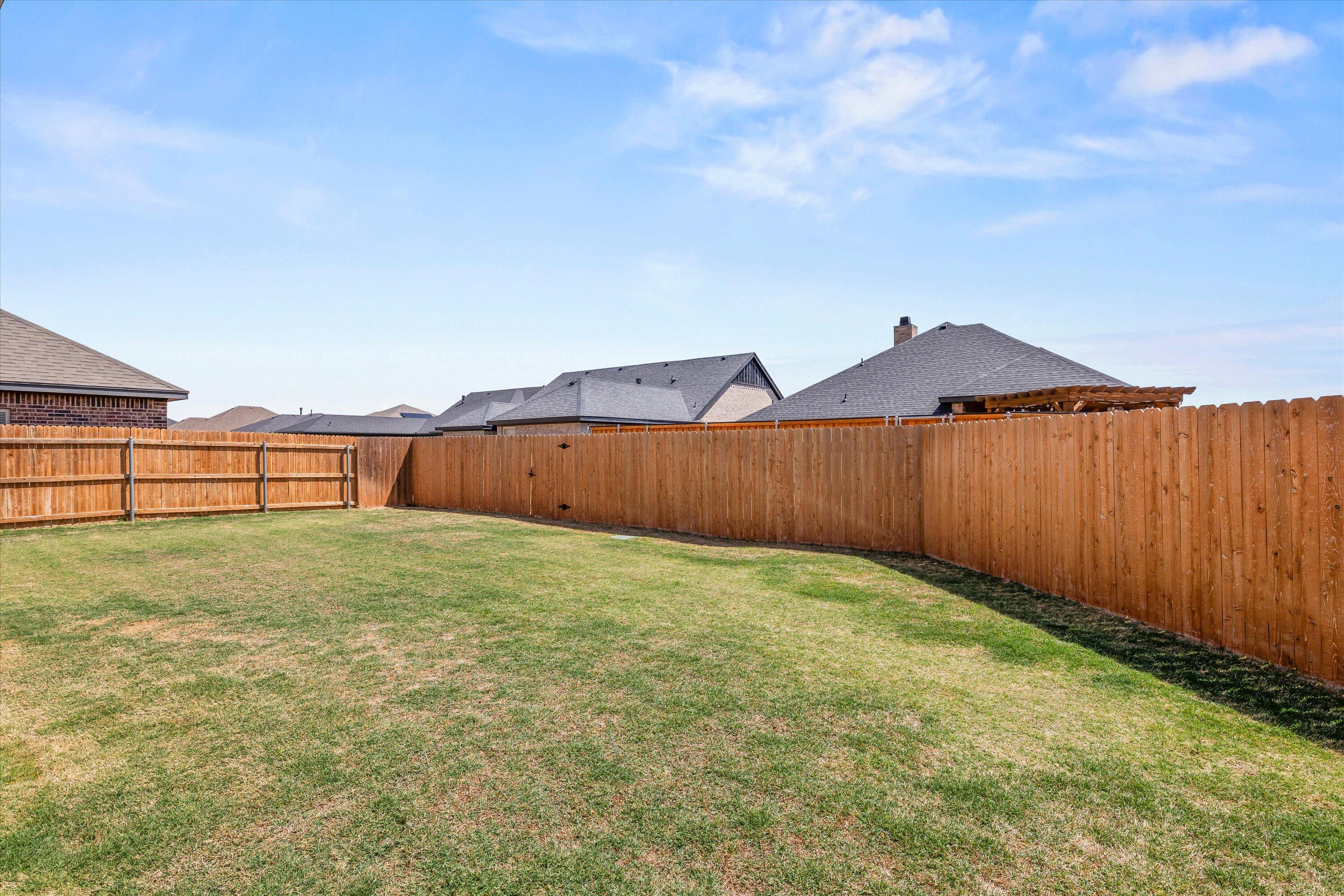 5719 116th Street Lubbock, TX 79424 - Photo 31 of 31 a view of a backyard