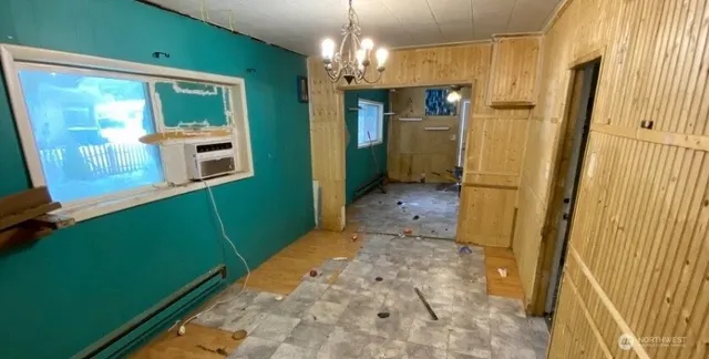 a view of an entryway door