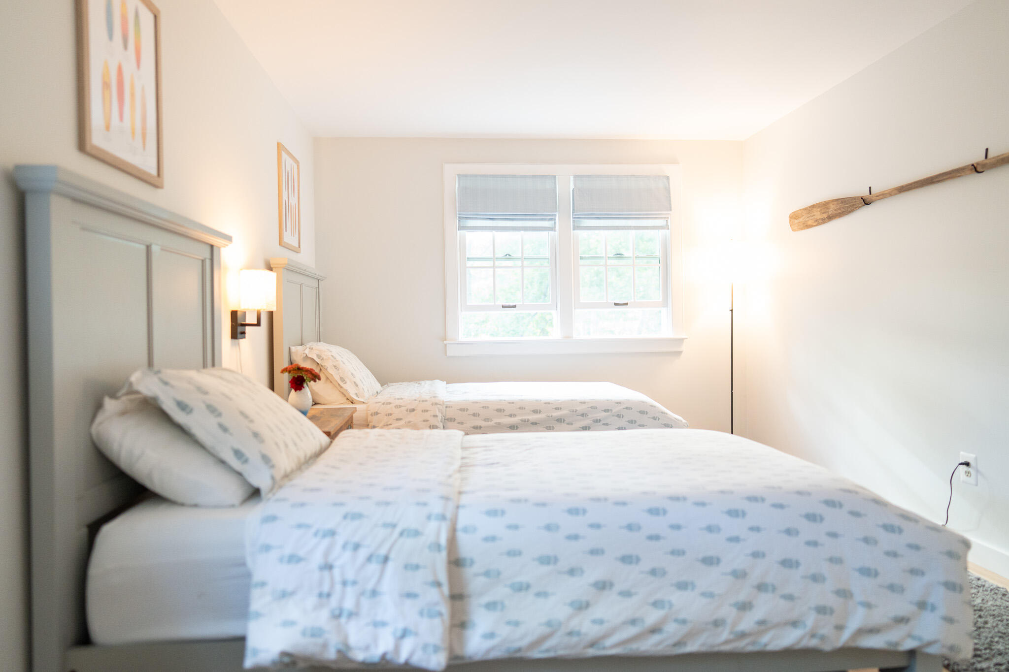 230 Massasoit Trail Eastham, MA 02642 - Photo 40 of 64 a bedroom with a bed and a window with front view of bathroom