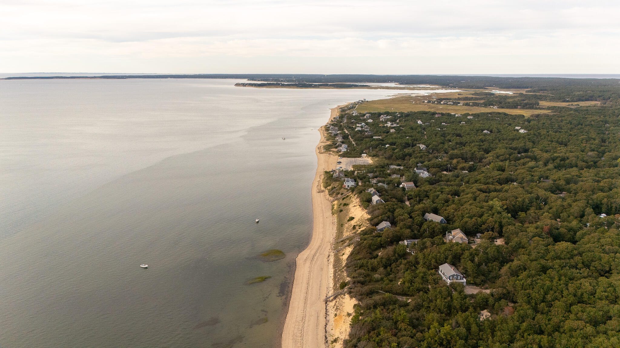 230 Massasoit Trail Eastham, MA 02642 - Photo 50 of 64 Aerial Cooks Brook Beach
