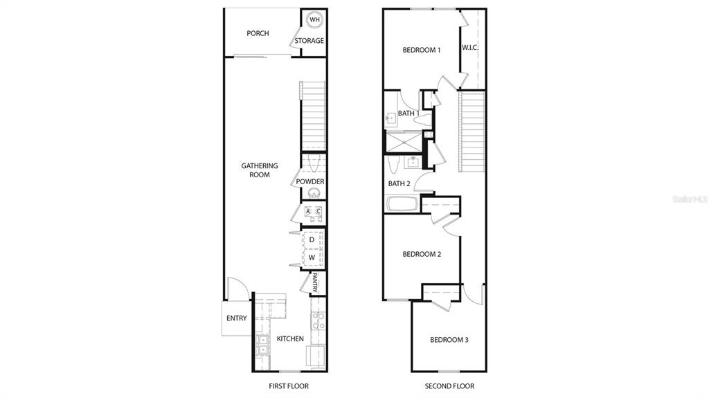 292 Palmetto Rdg Road St. Augustine, FL 32095 - Photo 4 of 37 a picture of a floor plan