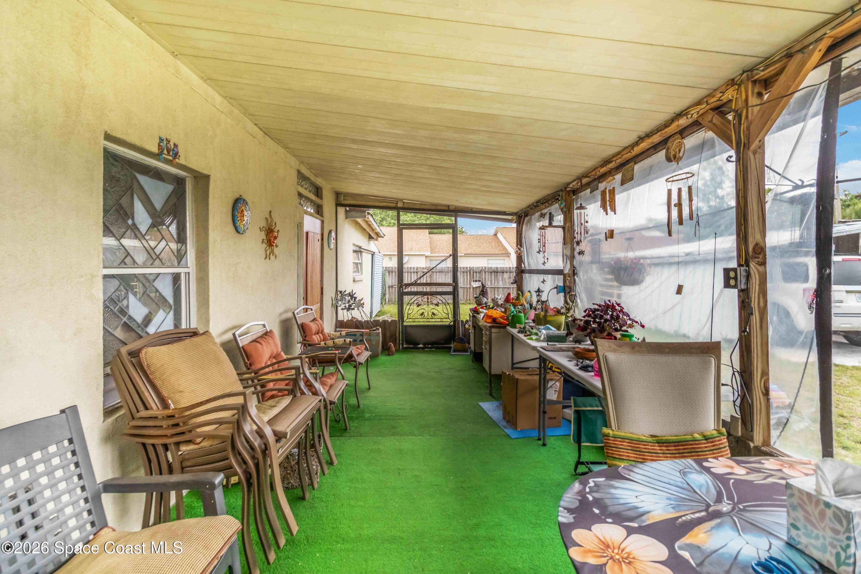 1420 Tate Street Cocoa, FL 32922 - Photo 16 of 19 Side Screened Porch!