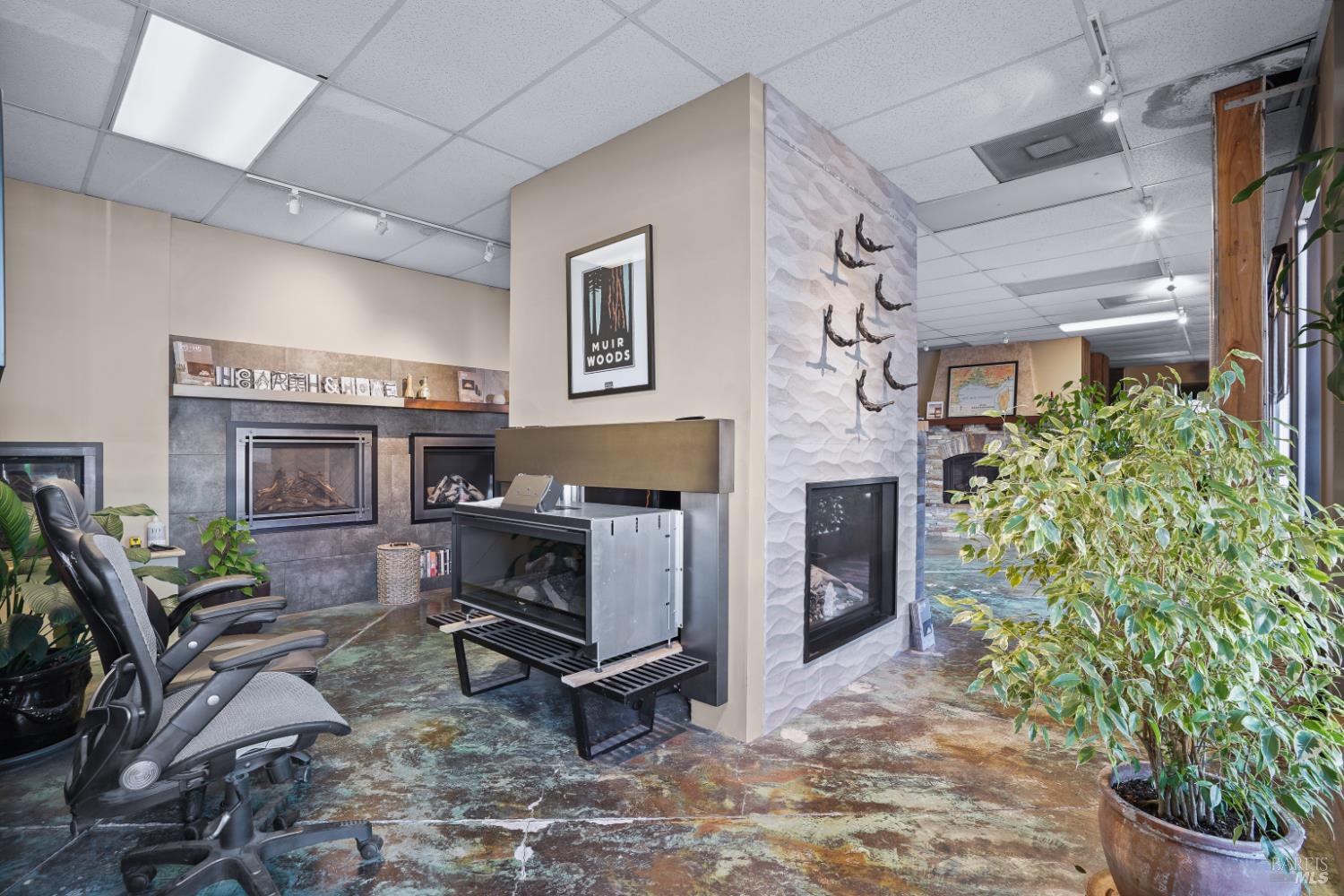 902-906 Lincoln Avenue San Rafael, CA 94901 - Photo 12 of 34 a living room with furniture and a fireplace