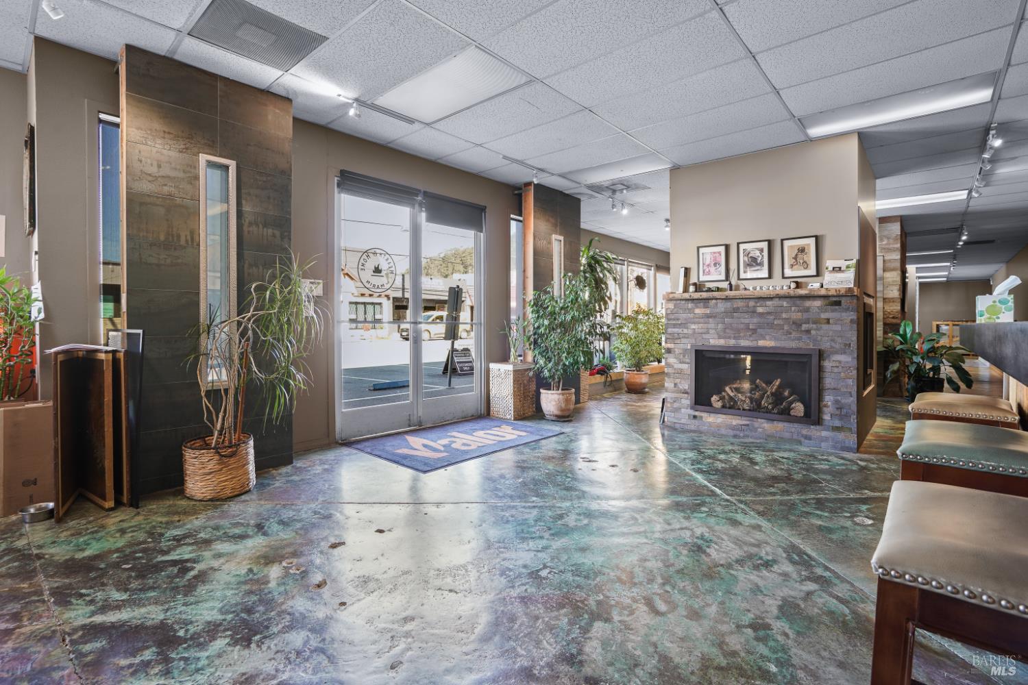 902-906 Lincoln Avenue San Rafael, CA 94901 - Photo 5 of 34 a living room with furniture a large window and a fireplace