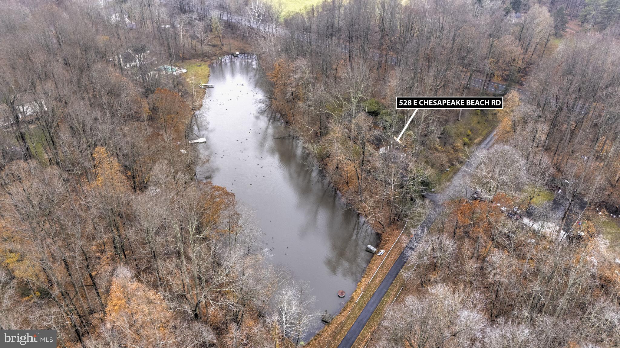 520 Chesapeake Beach Road Owings, MD 20736 - Photo 53 of 70 AERIAL VIEW