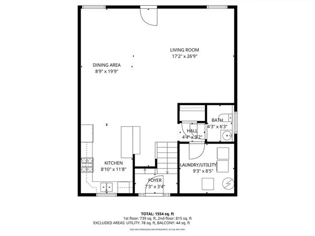 a picture of a bench in front of a door