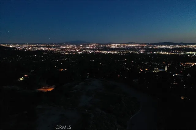 a view of city and mountain