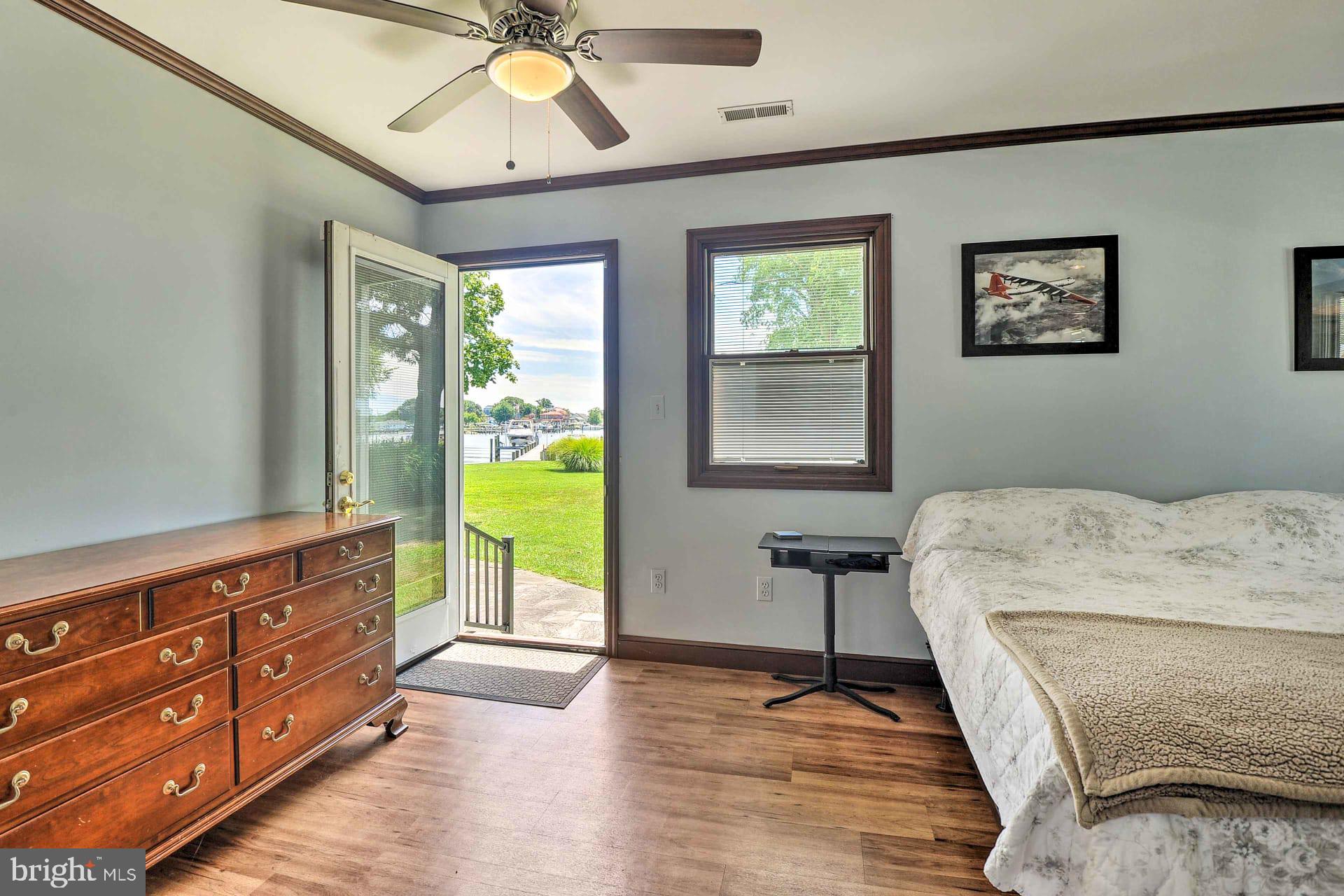 919 Oakdene Road Middle River, MD 21220 - Photo 15 of 26 Serene Primary bedroom with water view access.