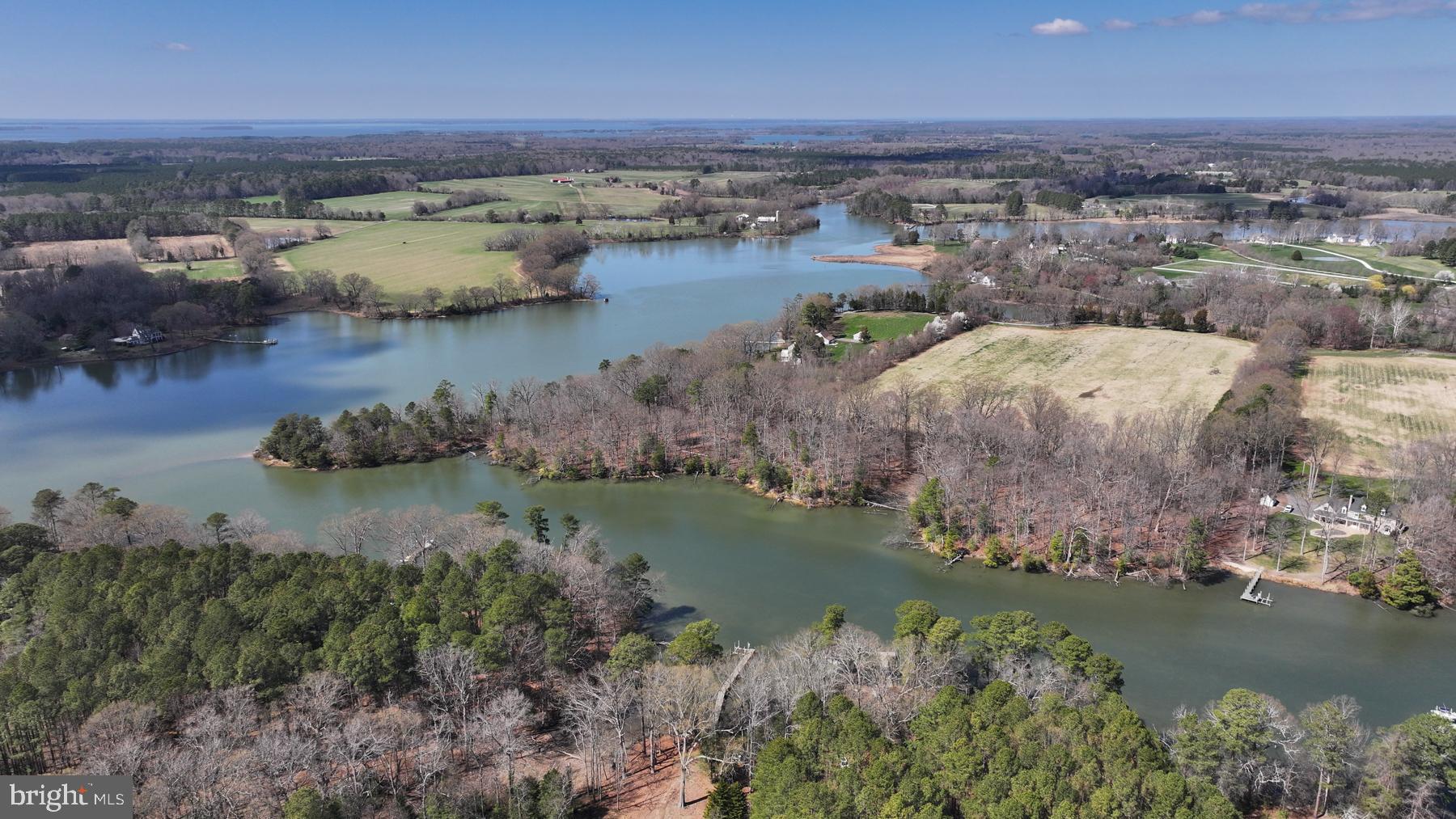 9829 Bantry Road Easton, MD 21601 - Photo 63 of 65 an aerial view of a houses with ocean view