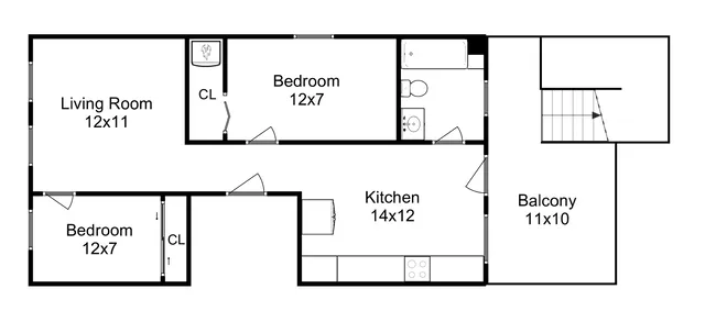 $2,650 | 1227 West Ohio Street, Unit 3, Chicago, IL 60642