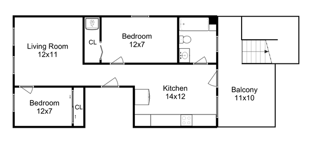 1227 West Ohio Street, Unit 3 Chicago, IL 60642 - Photo 18 of 18 a picture of a wall with a white wall and a white wall