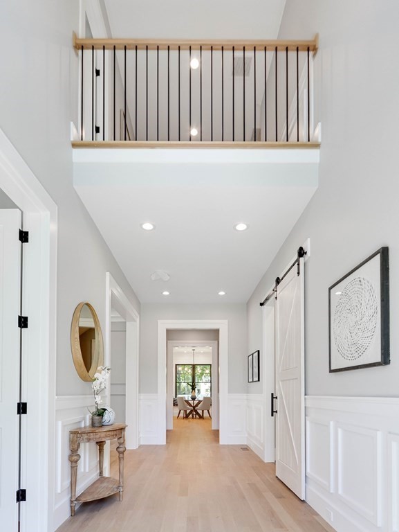 8 Manson Road Needham, MA 02494 - Photo 12 of 36 a view of entryway and hall with a window