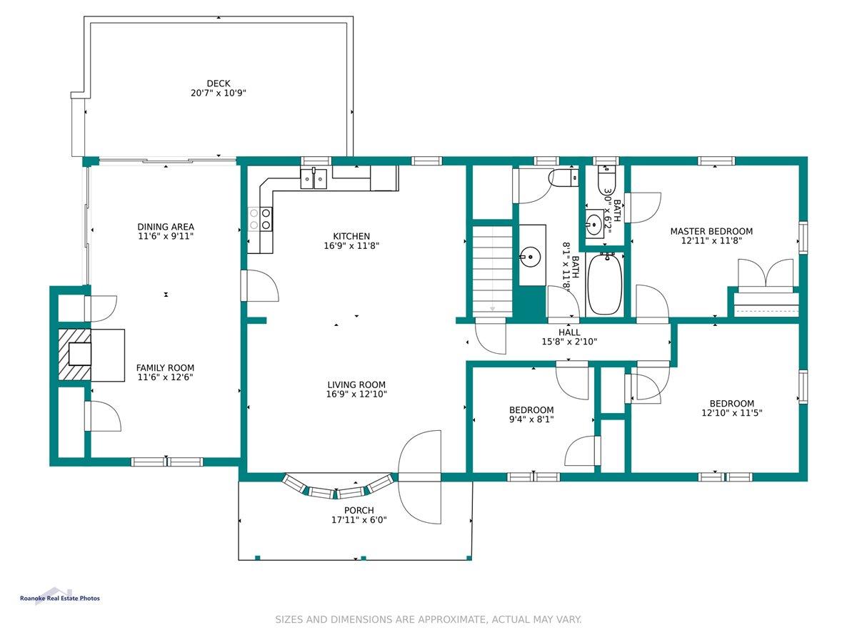 1270 Turner Branch Road Goodview, VA 24095 - Photo 33 of 33 03-single-floor-dim_1