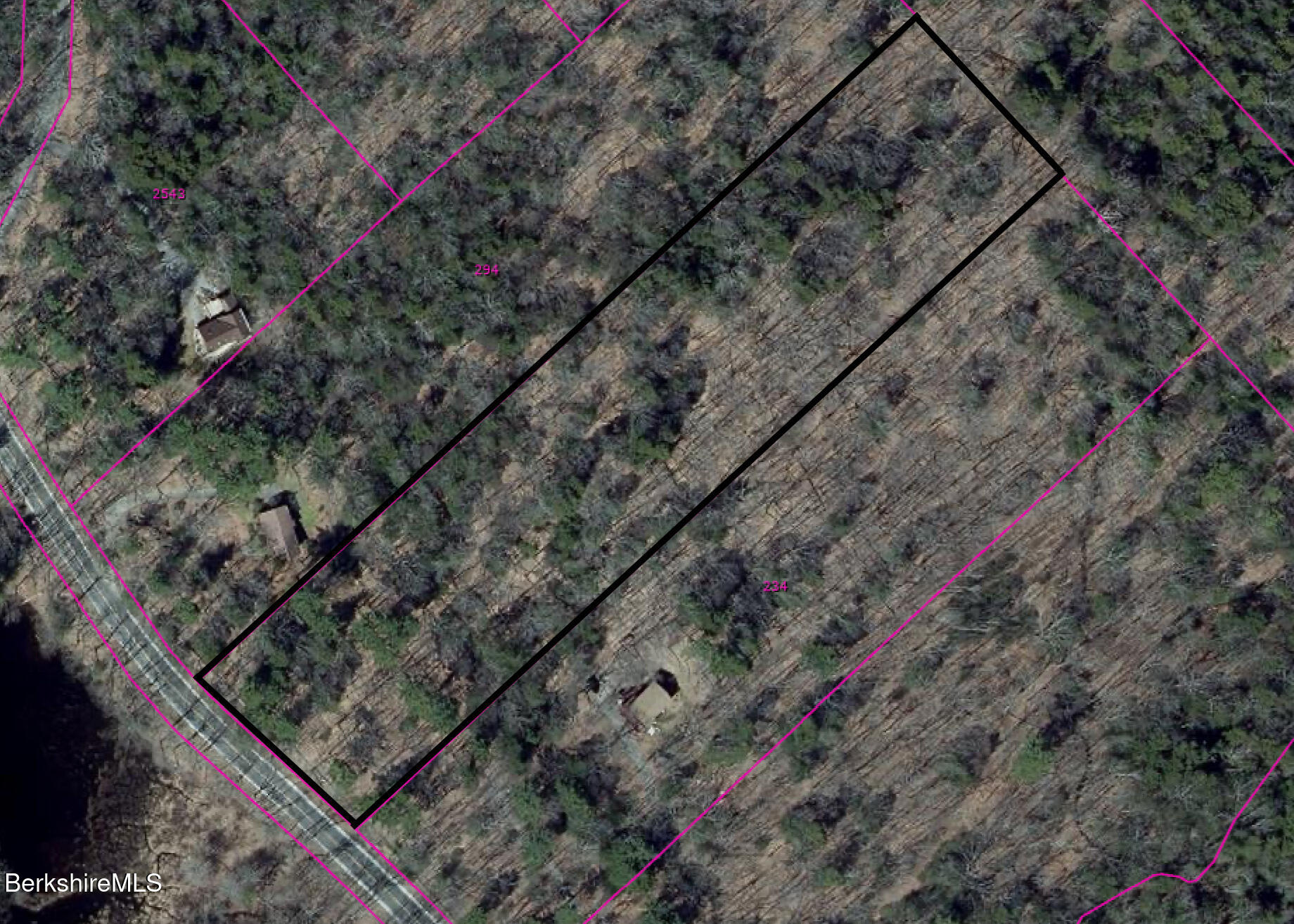0 Tyringham Road Otis, MA 01253 - Photo 11 of 11 a view of a yard with a wooden fence