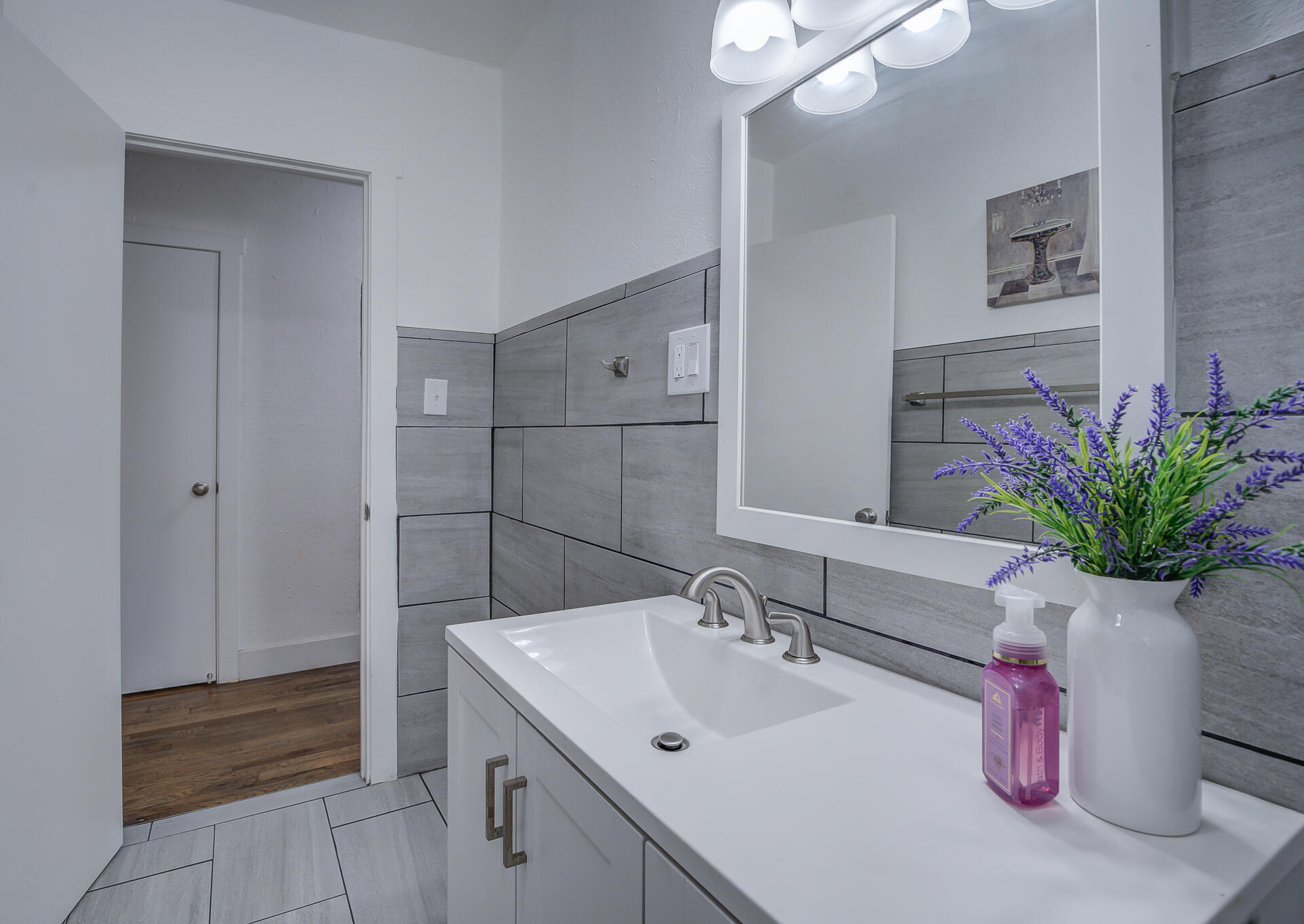 2962 Lanning Avenue Redding, CA 96001 - Photo 13 of 38 a bathroom with a sink a vanity and a mirror