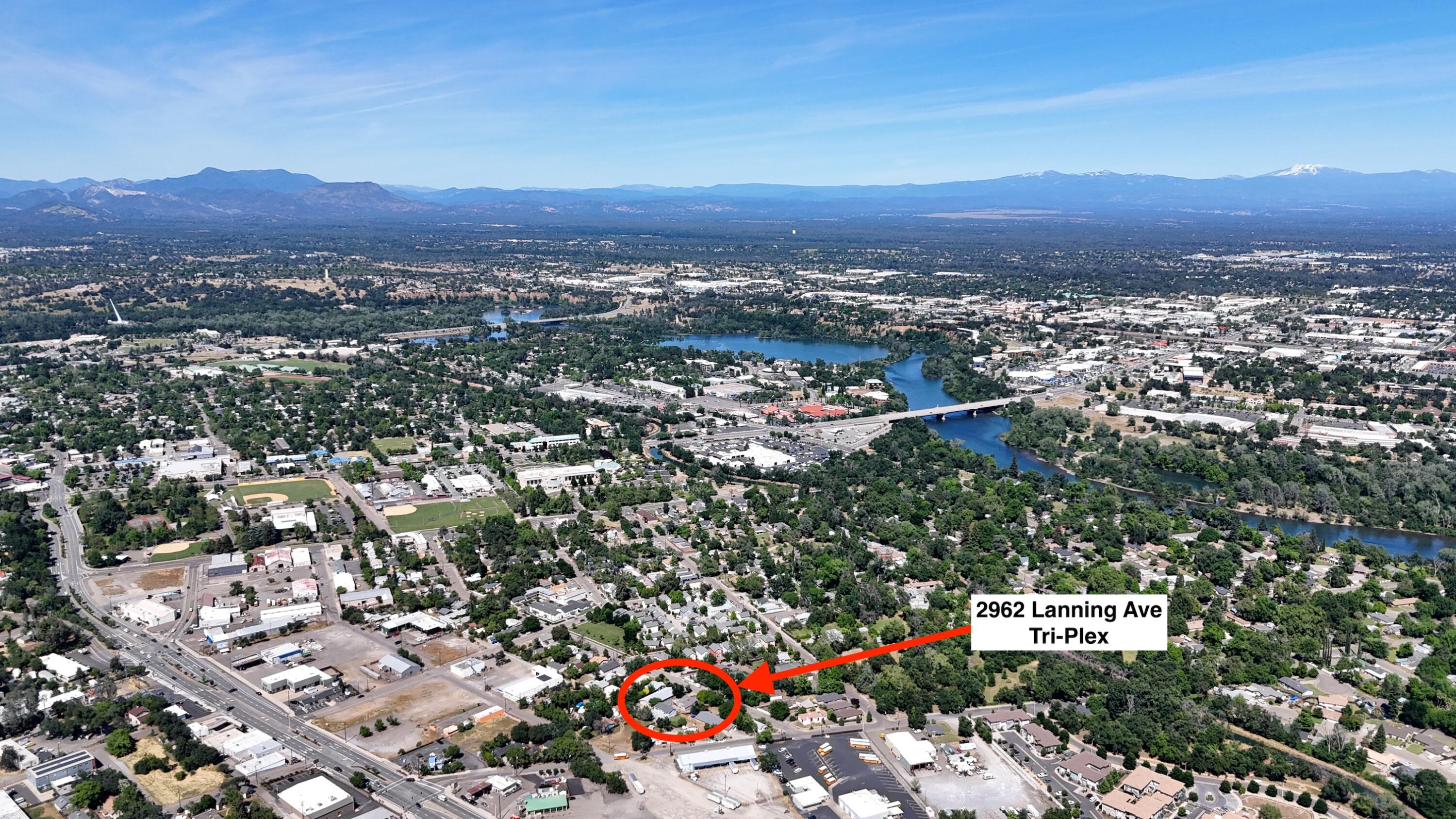 2962 Lanning Avenue Redding, CA 96001 - Photo 38 of 38 an aerial view of residential building and city view