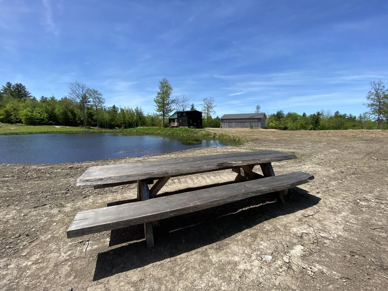 1015 Colby Road Palermo, ME 04354 - Photo 10 of 35 Picnic table to the cabin