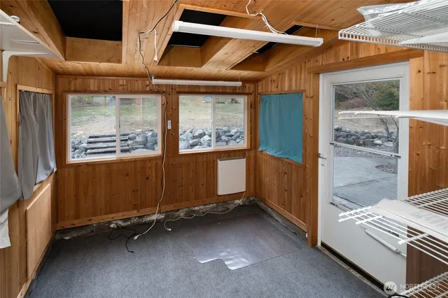 a view of a room with window