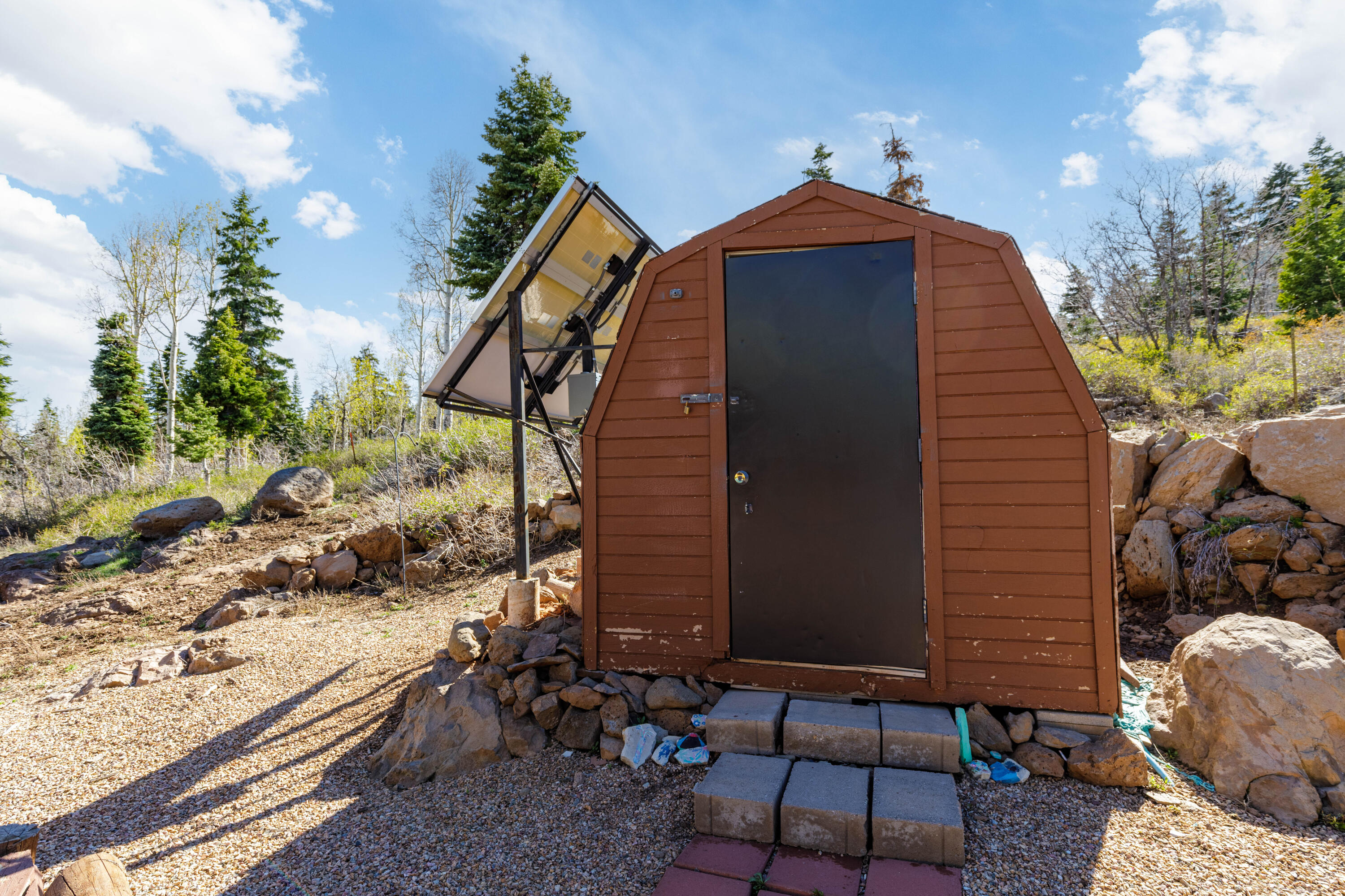 706 West Tranquility Drive Springdale, UT 84767 - Photo 20 of 58 Secure Storage Building: Outbuilding for mountain gear and property tools.
