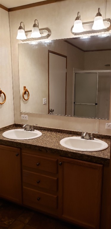 8315 Burleson Manor Road, Unit A Manor, TX 78653 - Photo 11 of 21 a bathroom with a sink and a mirror