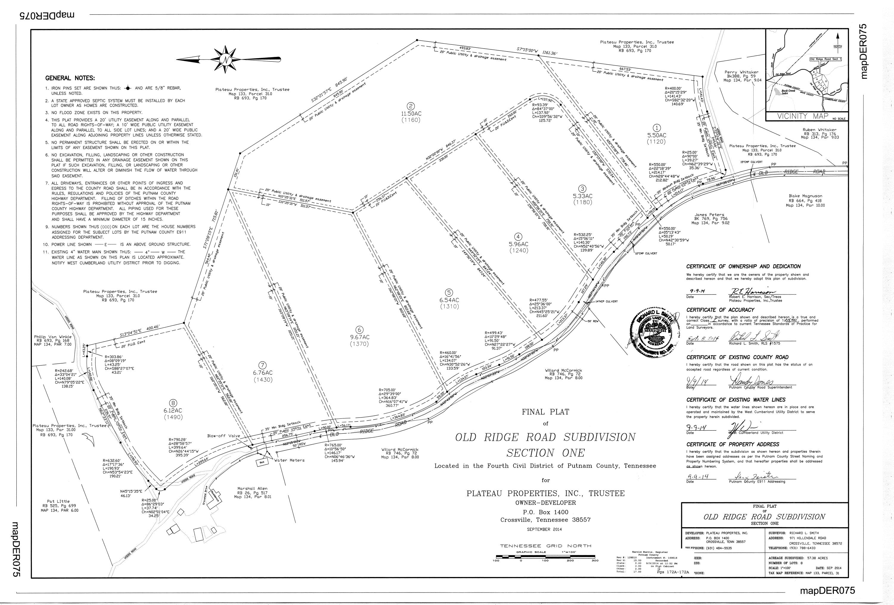 1240 Old Ridge Road Sparta, TN 38583 - Photo 3 of 7 Old Ridge Rd Plat