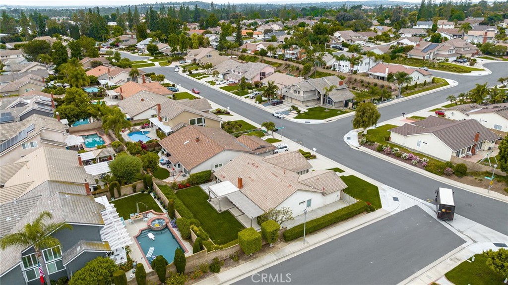 198 Sunflower Street Brea, CA 92821 - Photo 40 of 43 an aerial view of residential houses with outdoor space