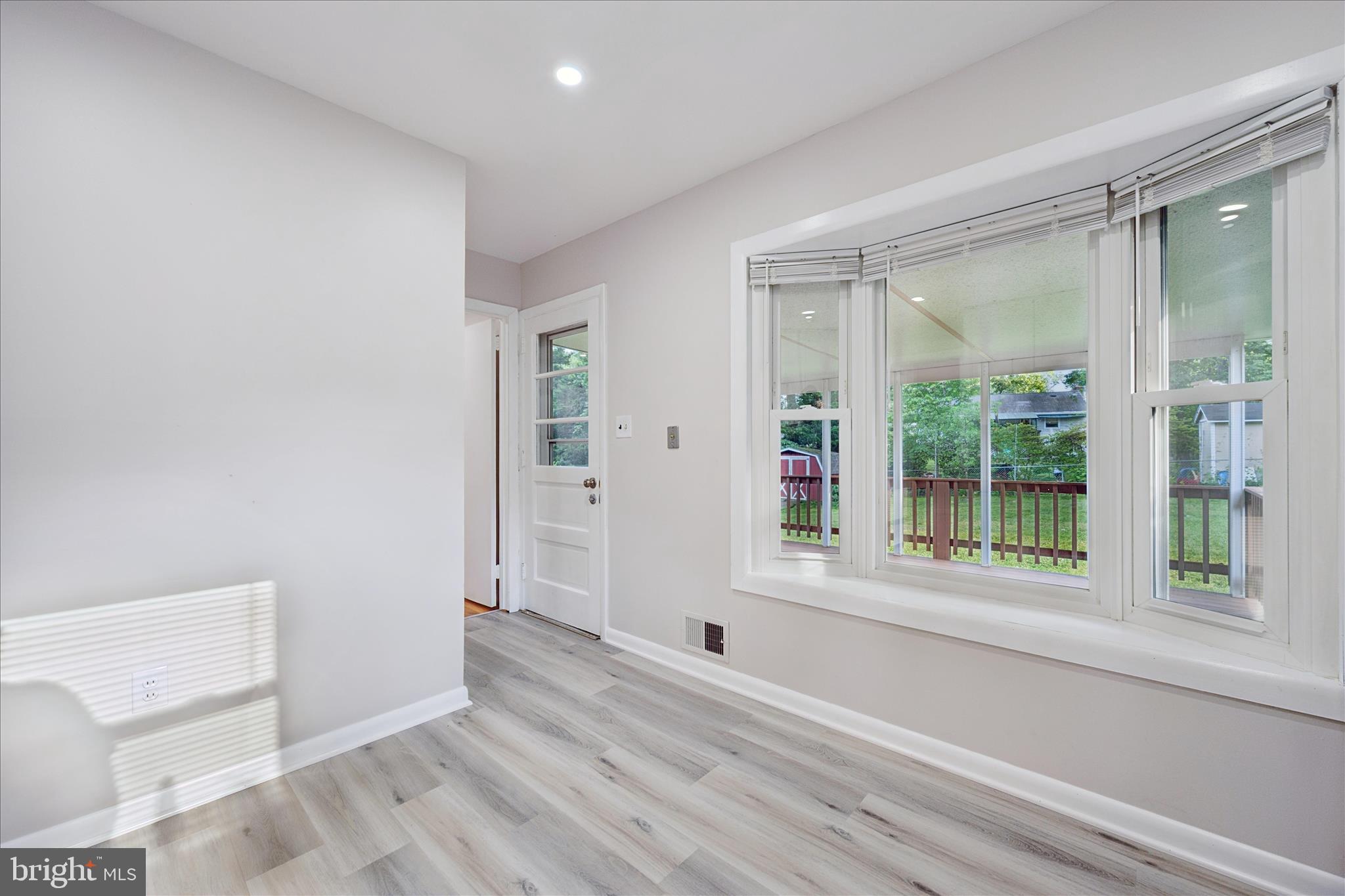 115 Woodland Road Gaithersburg, MD 20877 - Photo 13 of 40 Bay Window and Exit to Rear Deck/Yard