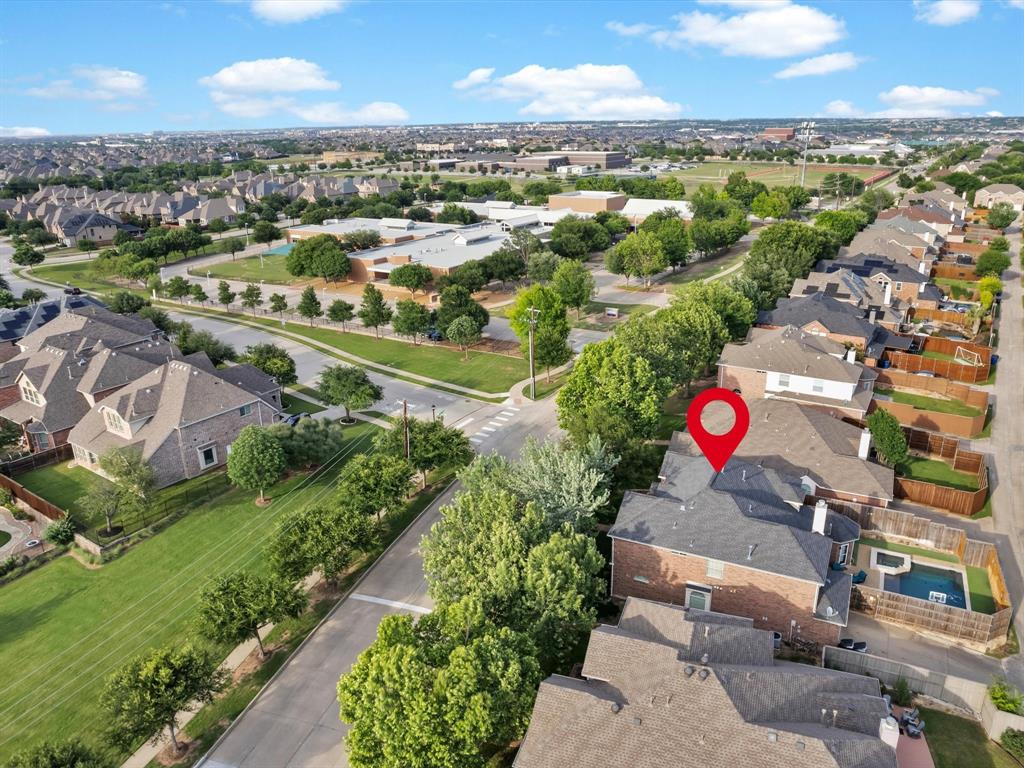 1803 Timber Ridge Drive Frisco, TX 75036 - Photo 36 of 40 Aerial view of property and surrounding area with nearby suburban area