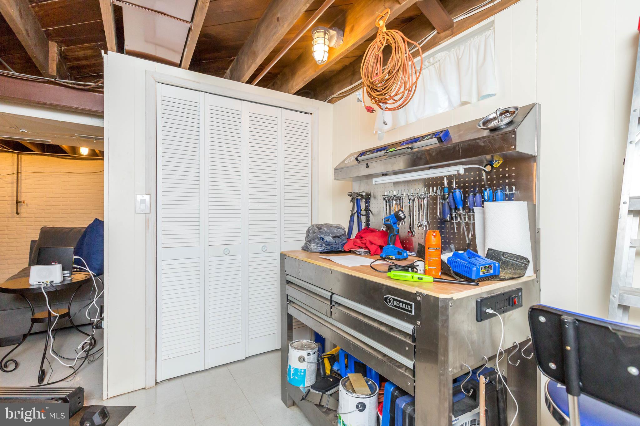6679 Loch Hill Road Baltimore, MD 21239 - Photo 31 of 37 Work Bench Area- Lower Level