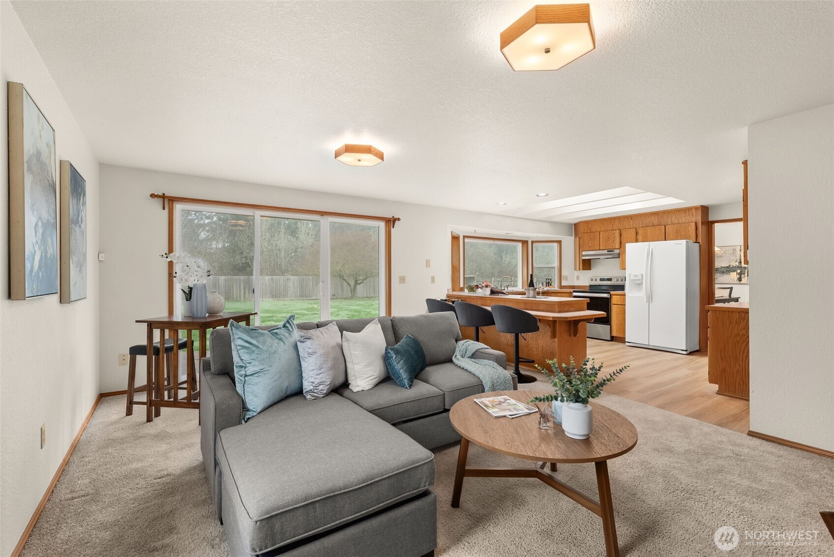 3724 Golden Eagle Loop Southeast Olympia, WA 98513 - Photo 17 of 40 a living room with furniture and a large window