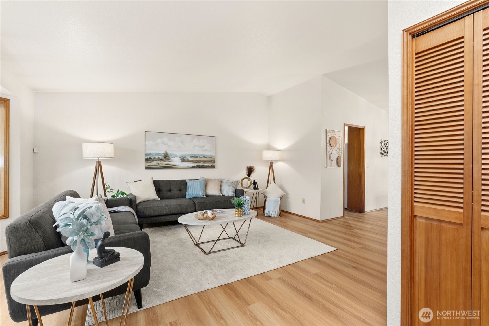 3724 Golden Eagle Loop Southeast Olympia, WA 98513 - Photo 9 of 40 a living room with furniture and wooden floor