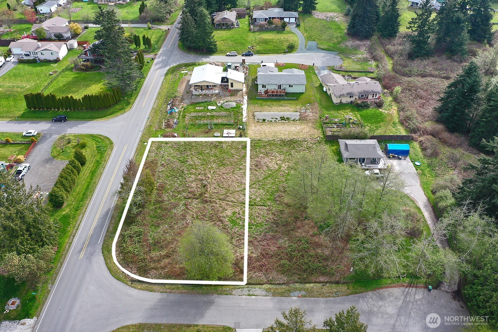 85 Skyview Drive Clinton, WA 98236 - Photo 1 of 26 an aerial view of a residential houses with yard