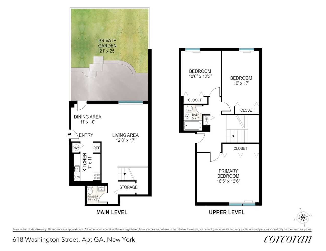618 Washington Street, Unit GA Manhattan, NY 10014 - Photo 14 of 14 a picture of a wall with a white wall and a painting