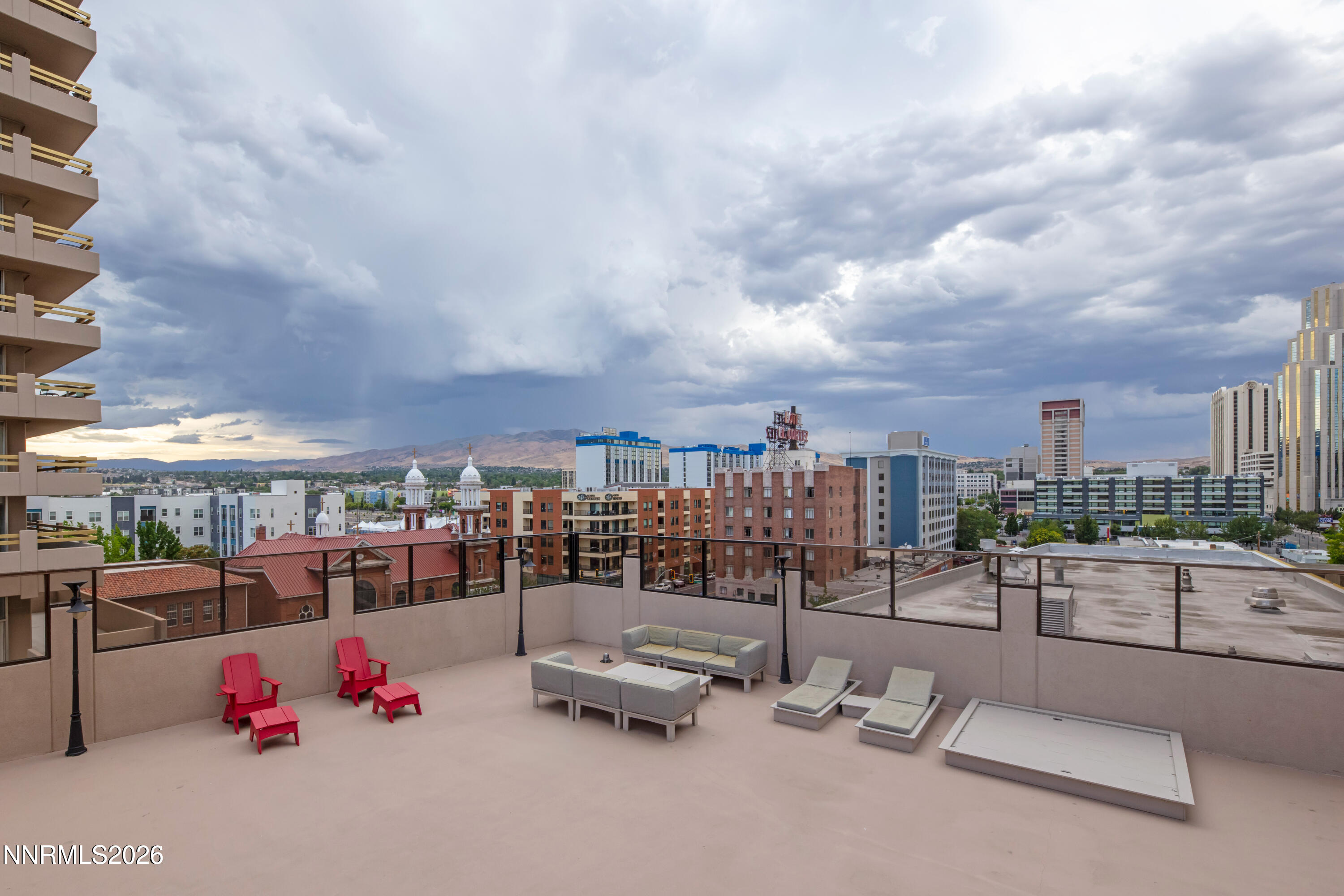 100 North Arlington Avenue, Unit 8J Reno, NV 89501 - Photo 15 of 17 15 Arlington Deck