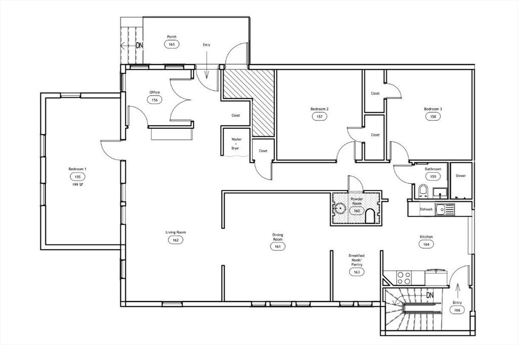446 Lowell Avenue, Unit 446 Newton, MA 02460 - Photo 15 of 15 a picture of a bathroom with a refrigerator and a white cabinet