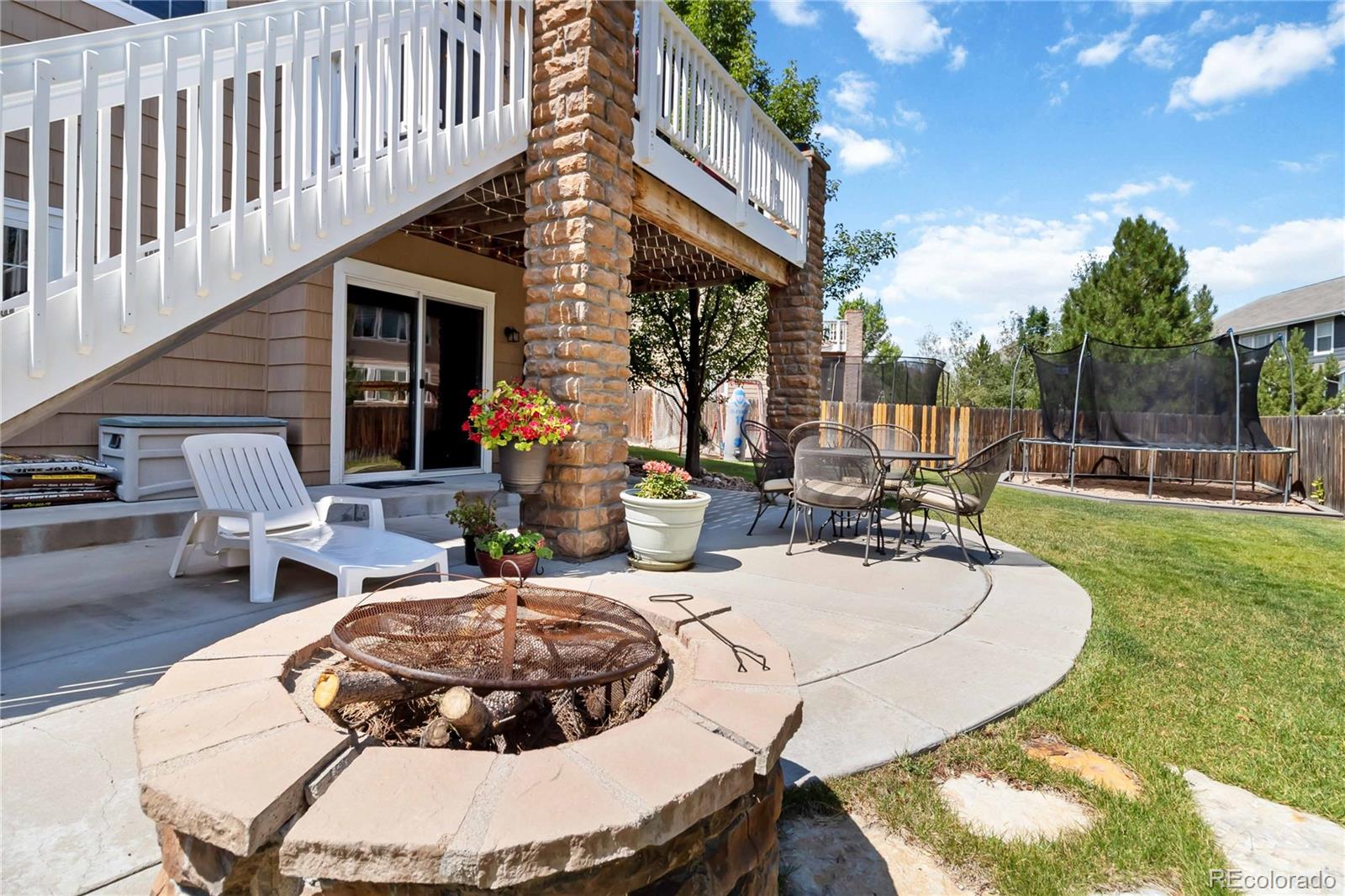 3034 Mashie Circle Castle Rock, CO 80109 - Photo 41 of 50 a outdoor space with furniture and garden