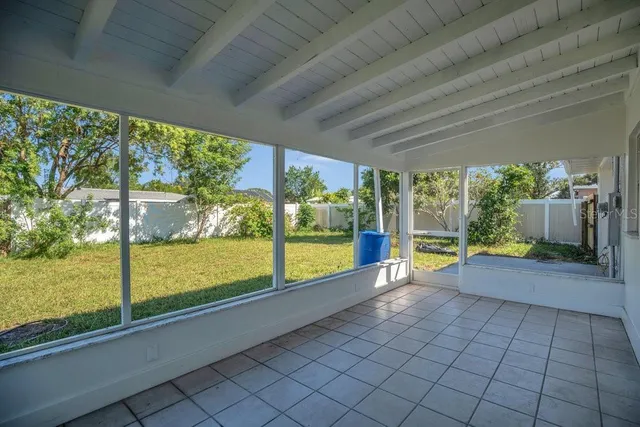 a view of a room with window
