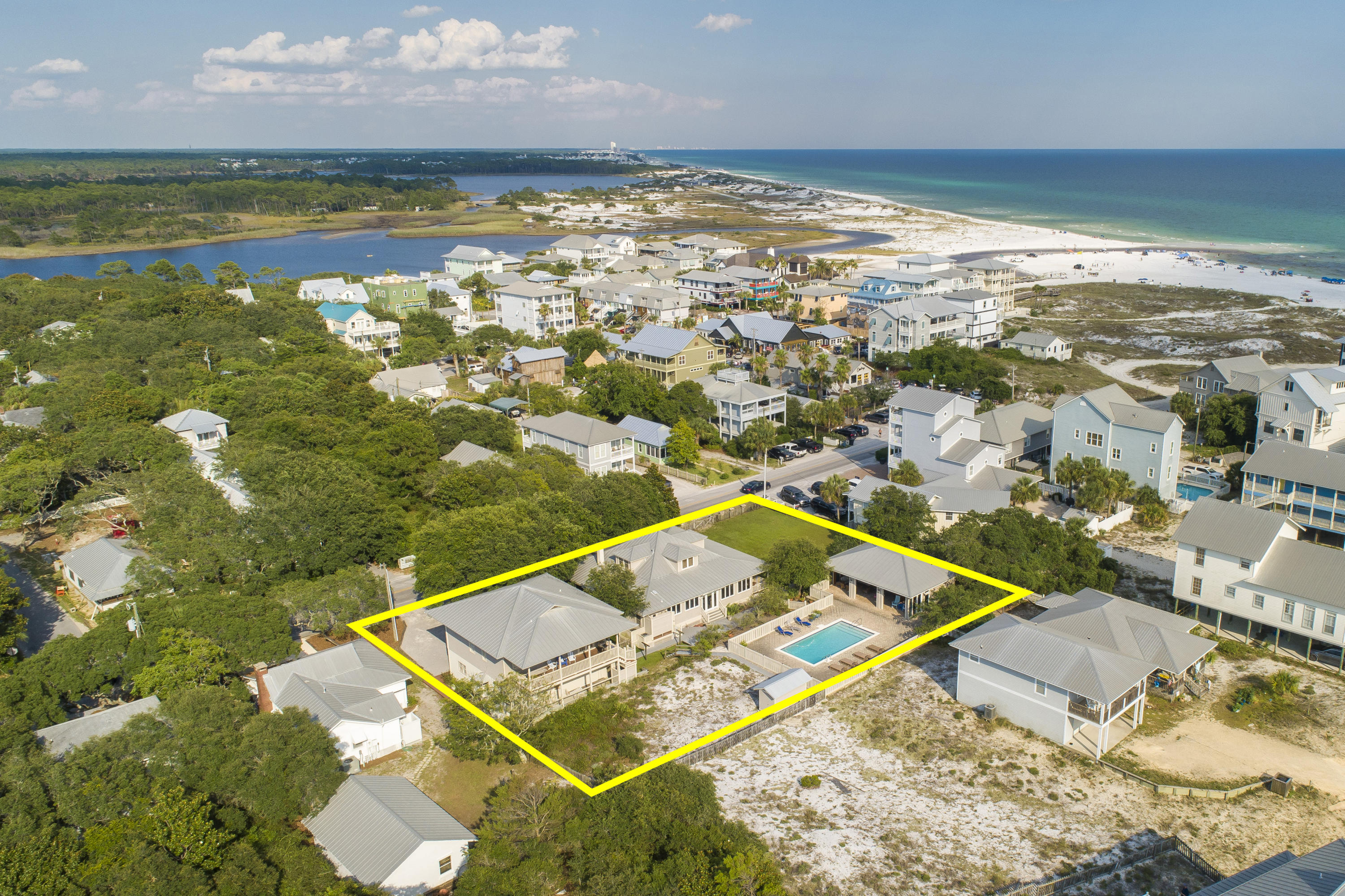 490 Defuniak Street Santa Rosa Beach, FL 32459 - Photo 3 of 46 a view of an ocean and beach