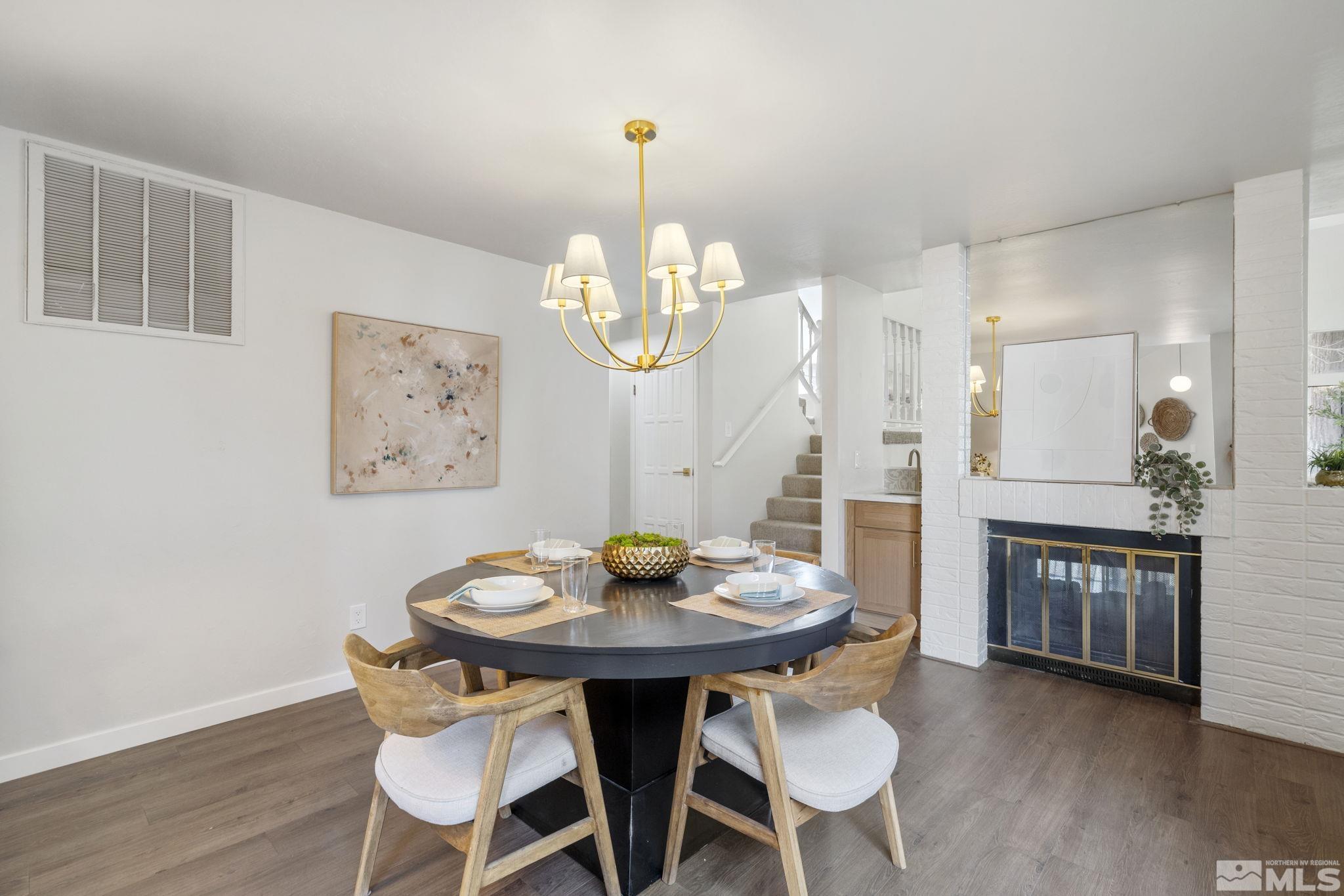 328 Lorraine Court Reno, NV 89509 - Photo 17 of 38 a view of a dining room with furniture and wooden floor