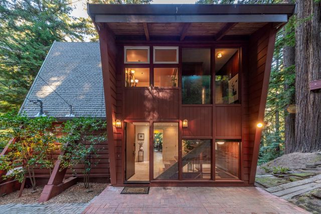 a view of a building with a yard