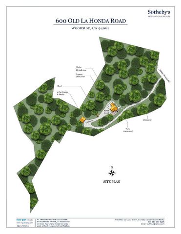 $2,525,000 | 600 Old La Honda Road, Woodside, CA 94062