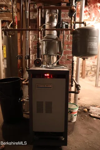 a close view of water heater