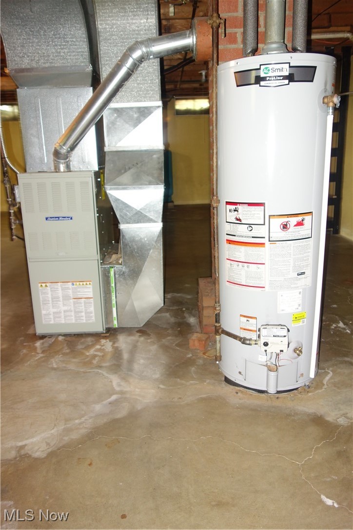3052 Prior Road Akron, OH 44319 - Photo 22 of 28 Gas Furnace & Hot Water Tank